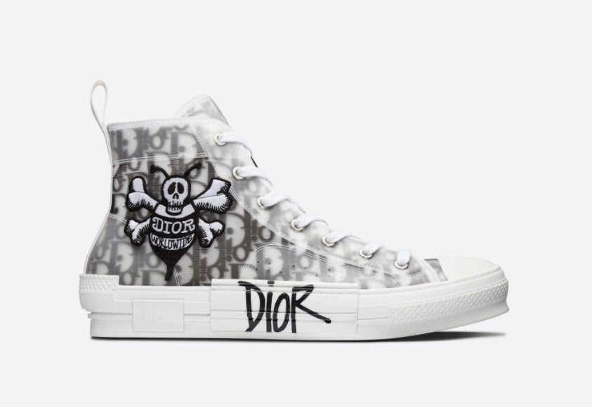 dior shoes skull