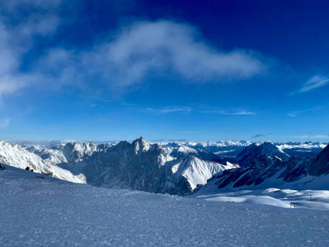 winterliche Landschaft auf der Zugspitze