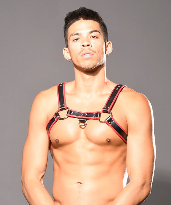 H Harness With Attached Cock-Ring Extension – FMLeatherDesign