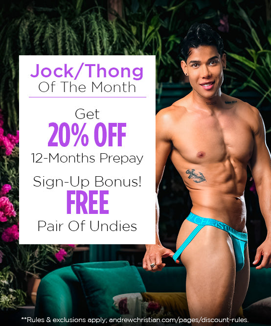 Sexy & Provocative Curated Underwear Club with FREE SHIPPING