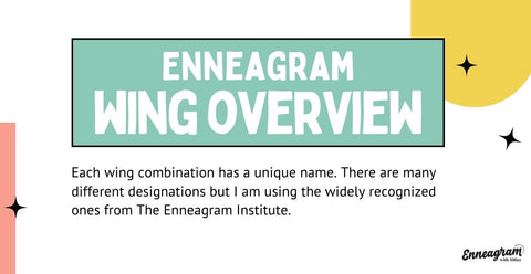 Overview of each of the 9 Enneagram types and their wings.