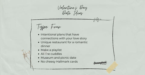 Enneagram Type Four Date Ideas