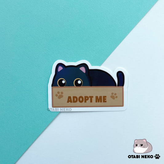 Hungry Cat Stickers – Otabi Neko