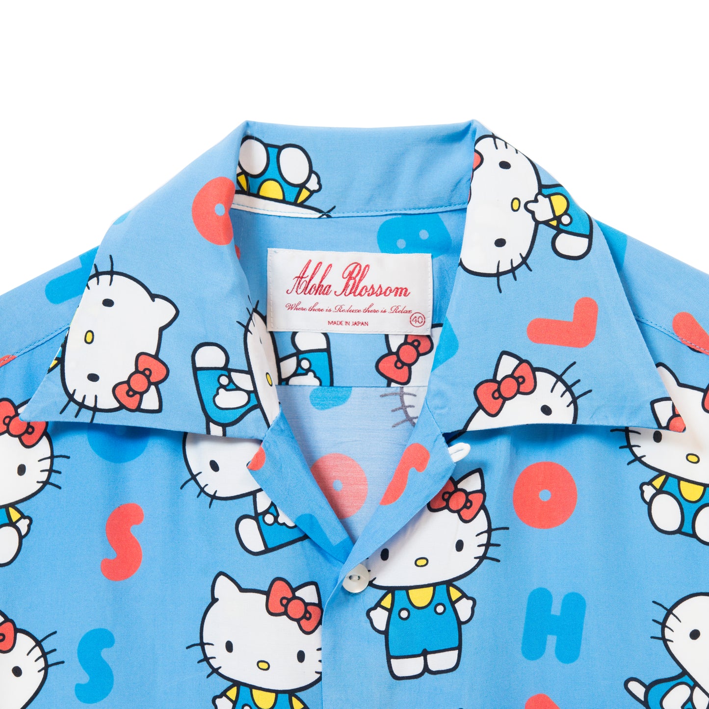 HELLO KITTY SHORT SLEEVE BLUE – Alohablossom