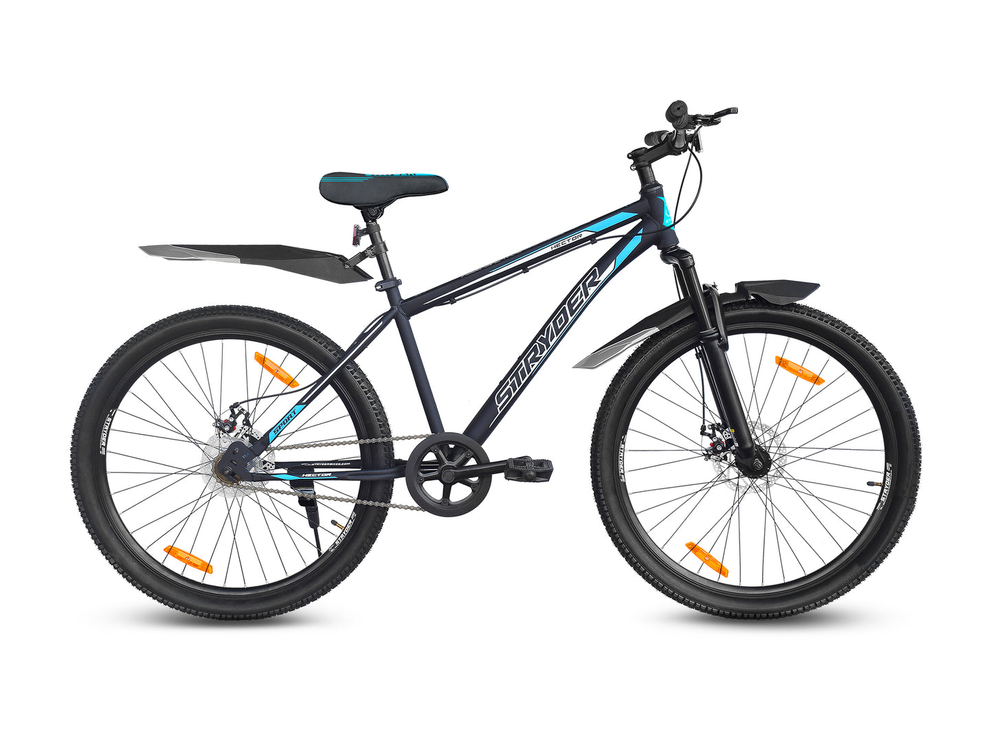 voodoo grey and orange mountain bike