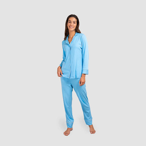 maternity blue pajama