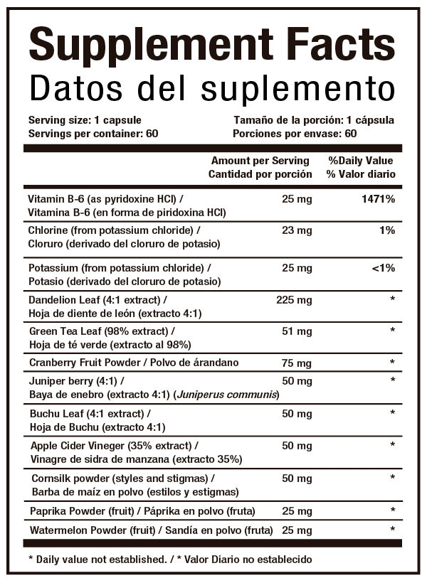 Tabla Nutricional