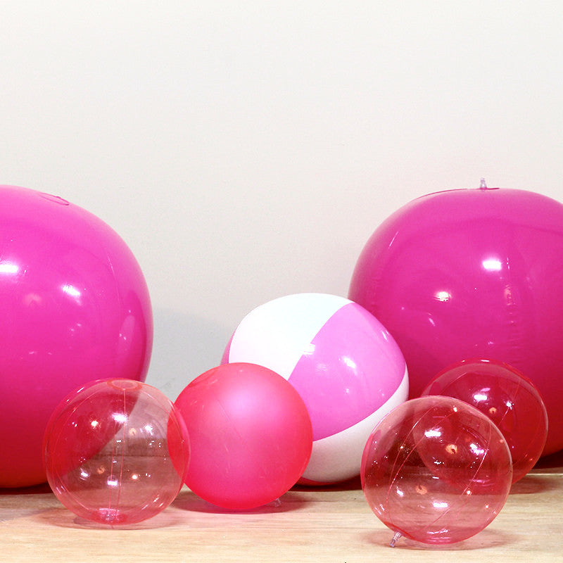 pink beach balls