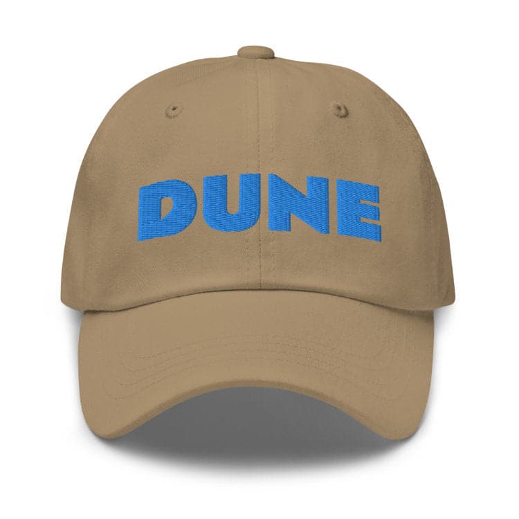 Dune Ancient Arrakis With Moons Cuffed Beanie With Blue Stitch Embroid