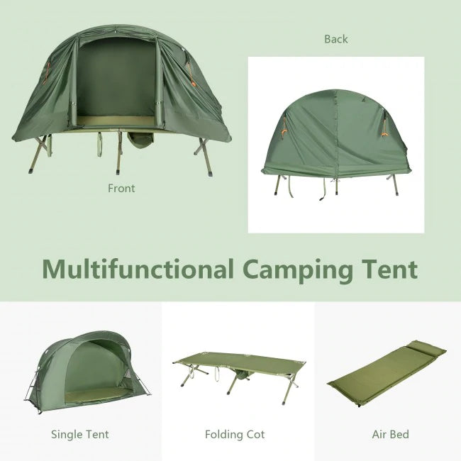 1 Person Portable Camping Tent Cot Outdoor Compact Tent for Backpacking Hiking Fishing
