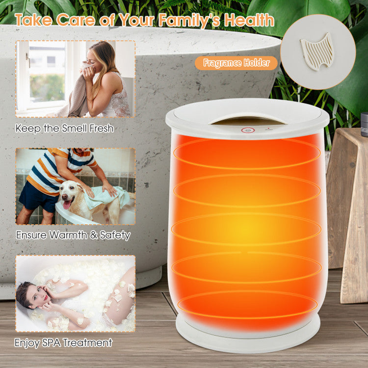 21L Portable Towel Warmer Bucket Spa Hot Towel Heater