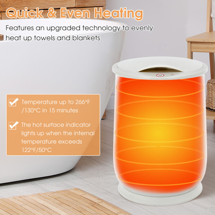 21L Portable Towel Warmer Bucket Spa Hot Towel Heater