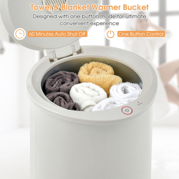 21L Portable Towel Warmer Bucket Spa Hot Towel Heater