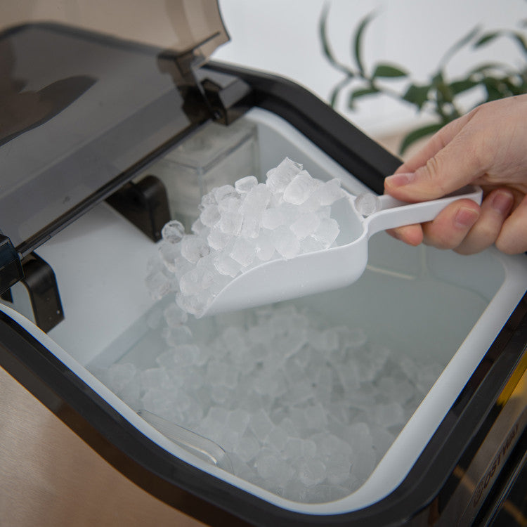 60LBS 24H Countertop Nugget Ice Maker Portable Pebble Ice Machine