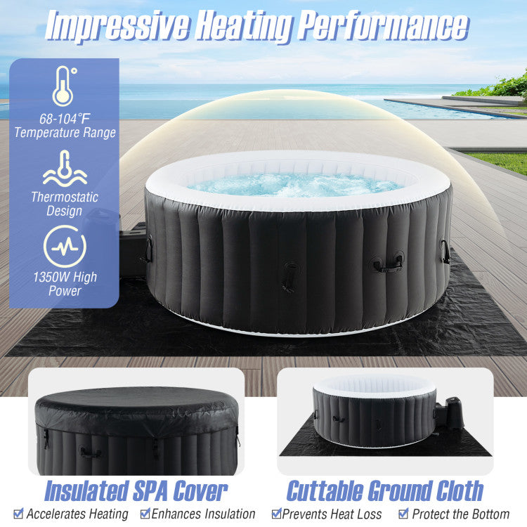 70 80-Inches-Inflatable-Hot-Tub-Round-Blowup-Hottub-SPA-Pool-with-110 130-Air-Jets-for-Up-To-2 4-4 6-People