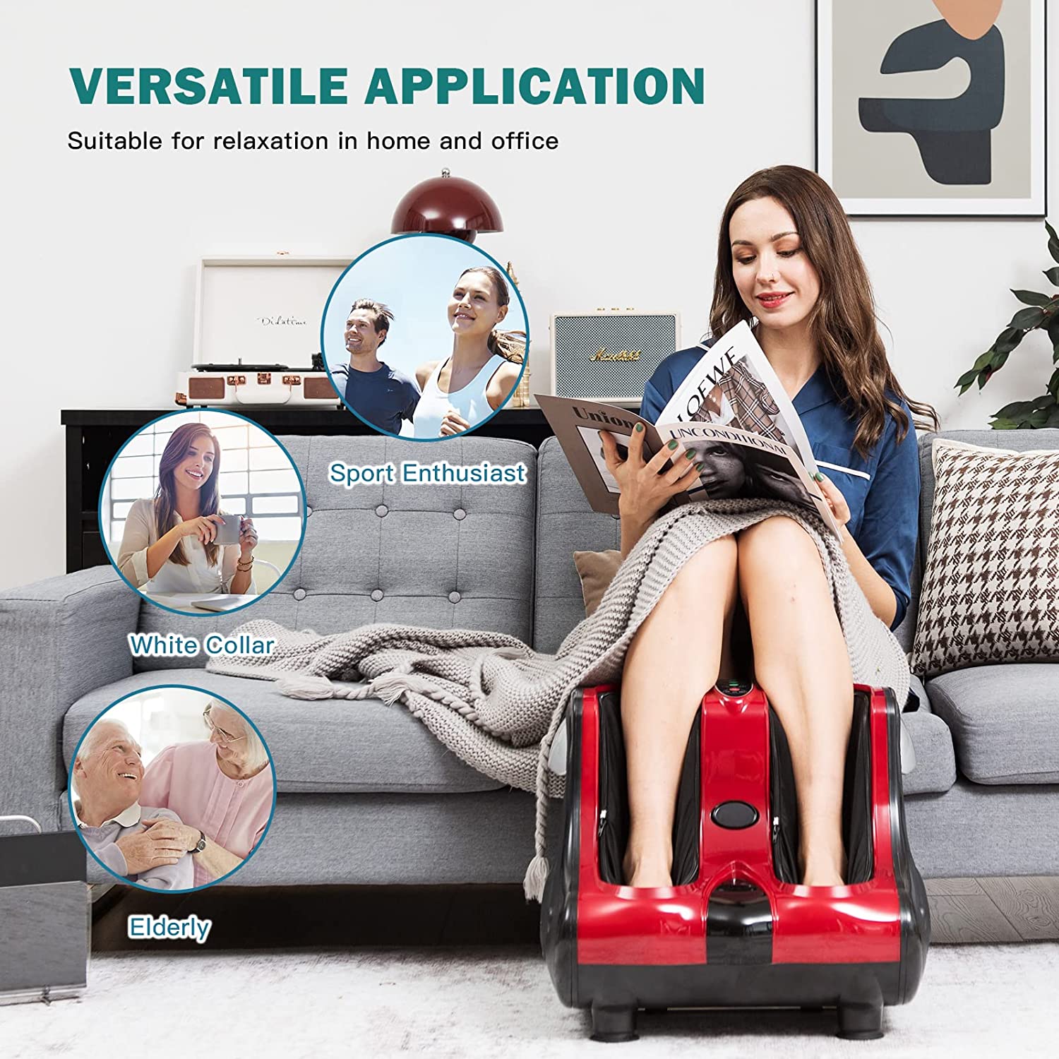 Shiatsu Foot & Leg Massager, Home Foot Massager