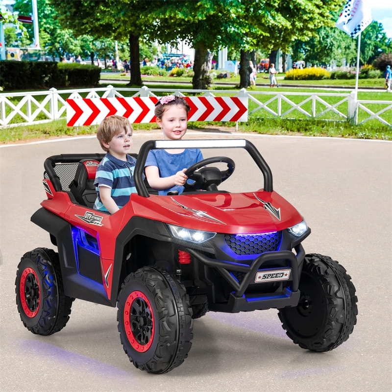 Chairliving 12V 2-Seater Kids Kids Ride On UTV Car Electric Vehicle with Remote Control and Multiple Joyful Functions