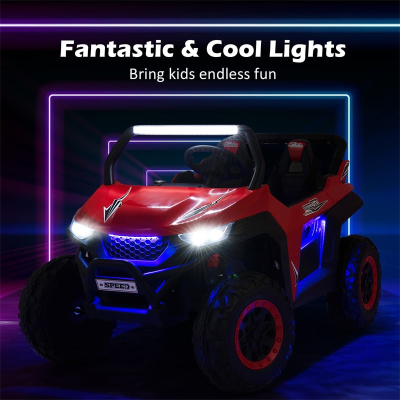 Chairliving 12V 2-Seater Kids Kids Ride On UTV Car Electric Vehicle with Remote Control and Multiple Joyful Functions