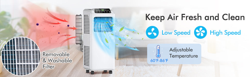 Chairliving 3-In-1 Multifunctional Air Cooler 8000BTU Portable Air Conditioner with Remote Control