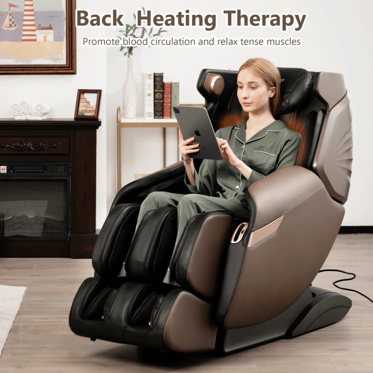 Chairliving 3D Zero Gravity Shiatsu Massage Chair SL-Track Full Body Electric Massage Recliner with 4 Massage Techniques and 4 Auto Modes