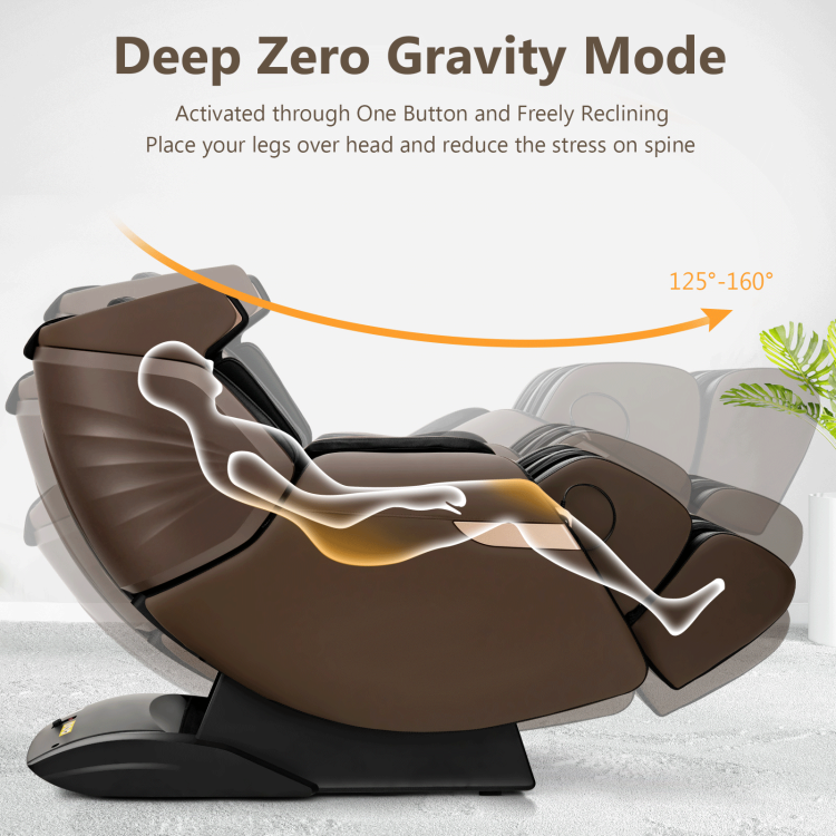 Chairliving 3D Zero Gravity Shiatsu Massage Chair SL-Track Full Body Electric Massage Recliner with 4 Massage Techniques and 4 Auto Modes