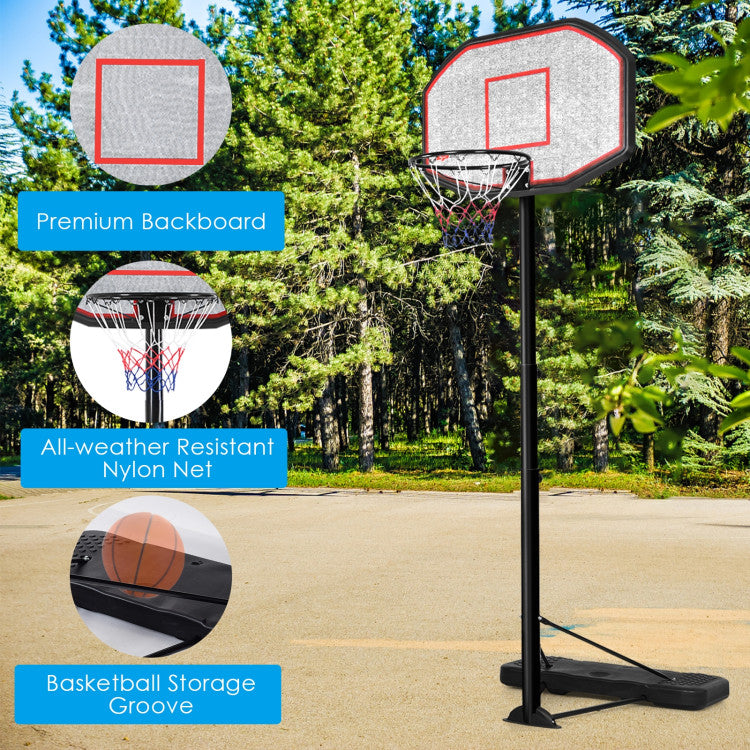 Chairliving 43 Inch Portable Basketball Hoop Adjustable Height Backboard Basketball Goal for Kids Youth Junior