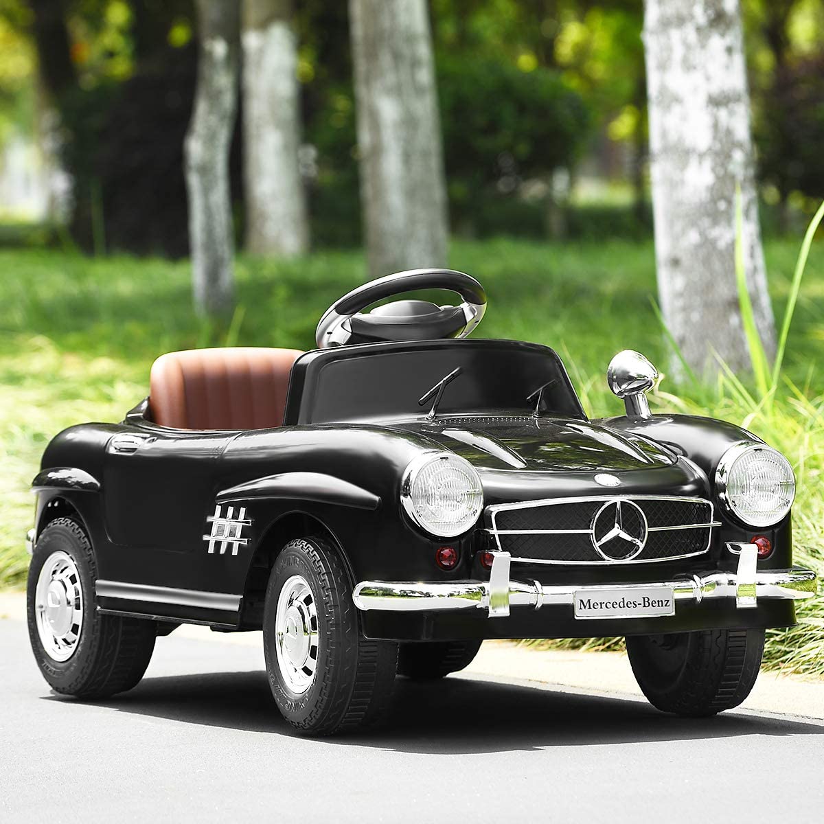Chairliving 6V Kids Ride-On Car Battery Powered Licensed Mercedes Benz 300SL Electric Vehicle with Parent Remote Control Safety Belt