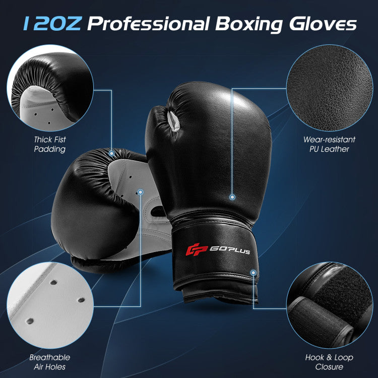 Chairliving 70 Inch Freestanding Punching Bag 220lbs Heavy Boxing Bag with Gloves and 12 Suction Cup Base