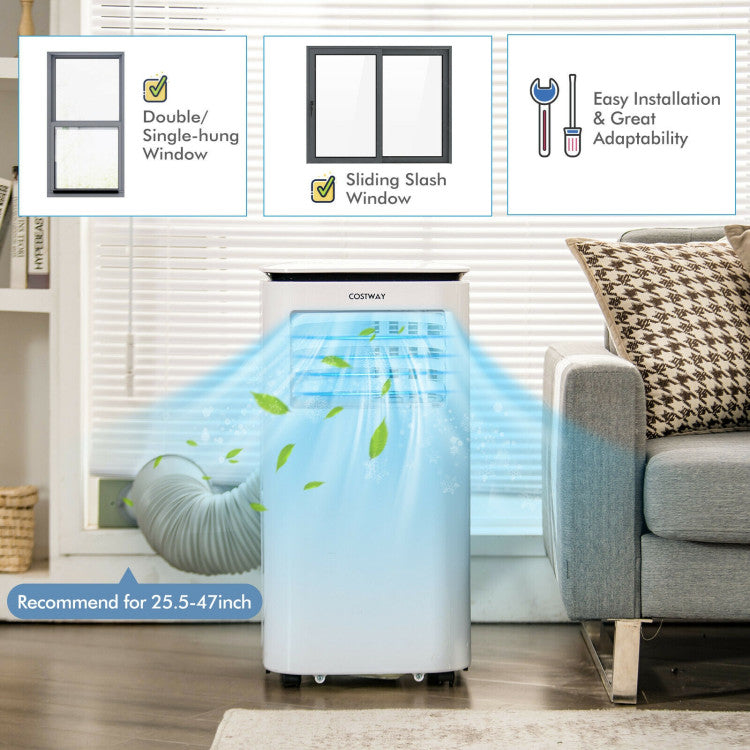 Chairliving 9000 BTU 3-in-1 Portable Air Conditioner AC Cooling Unit with Remote Control and LED Display