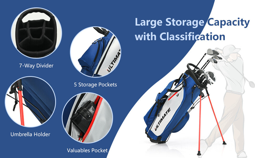 Chairliving Complete Golf Clubs Package Set with Free Putter & Stand Bag for Men Women