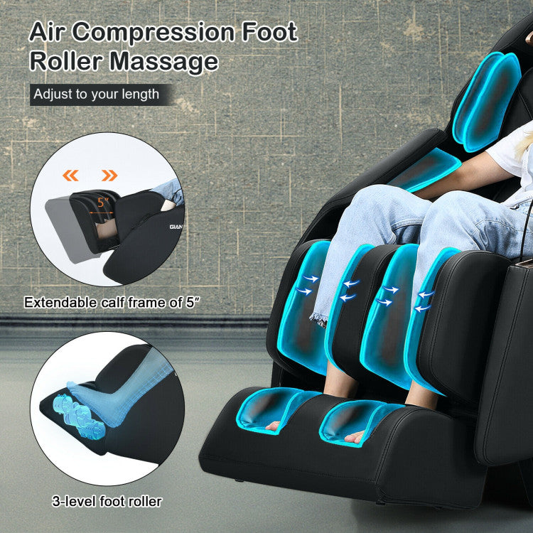Chairliving Full Body SL Track Massage Chair Zero Gravity Massage Recliner with Remote Control and Built-in Speaker
