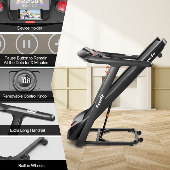 Chairliving 4.75 HP Electric Treadmill Running Machine With LED Display and 20 Preset Programs