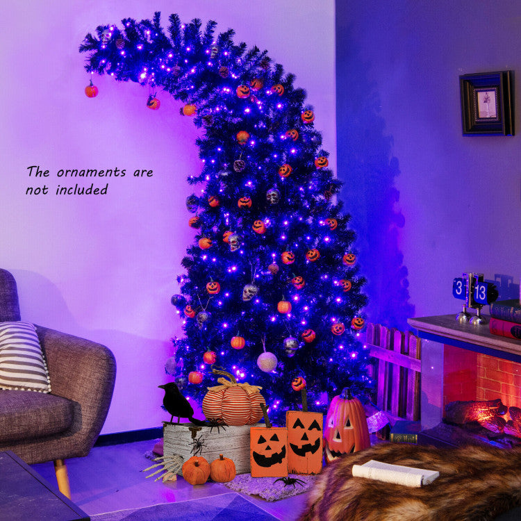 Chairliving 7 Feet Pre-Lit Halloween Tree 8 Flash Modes with 400 Lights