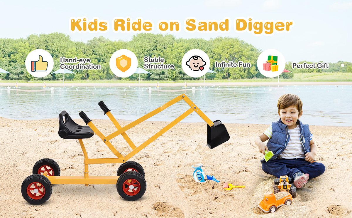 Kids-Ride-on-Excavator-Heavy-Duty-Sand-Digger-with-360°-Rotatable-and-Ergonomic-Seat