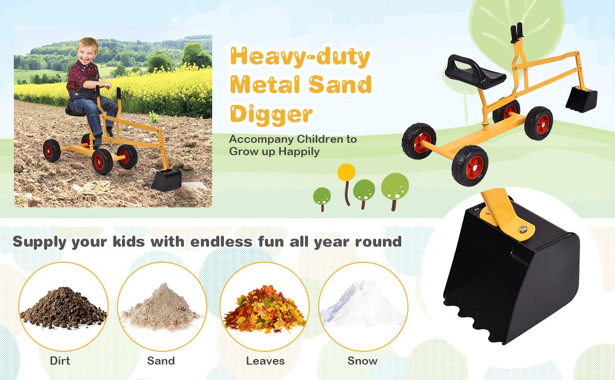 Kids-Ride-on-Excavator-Heavy-Duty-Sand-Digger-with-360°-Rotatable-and-Ergonomic-Seat
