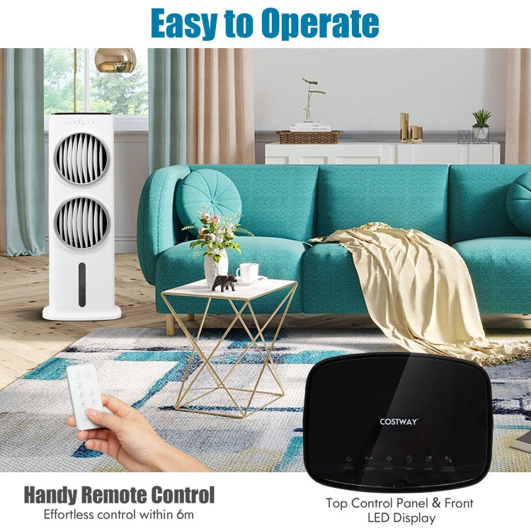 3-in-1 Evaporative Air Cooler with 9H Timer Remote