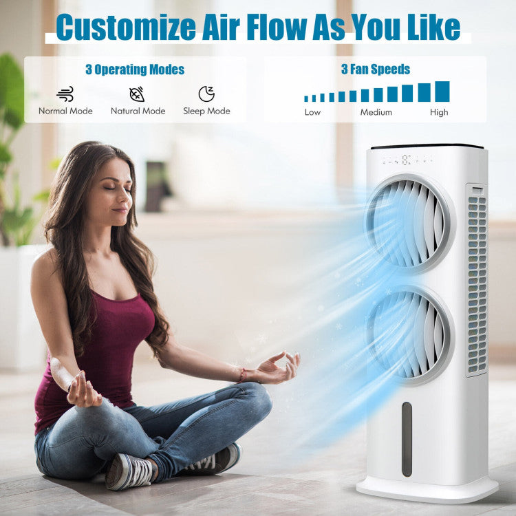 3-in-1 Evaporative Air Cooler with 9H Timer Remote