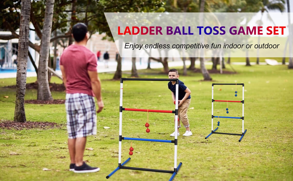 Juego al aire libre Ladder Ball Toss con rastreador de puntuación