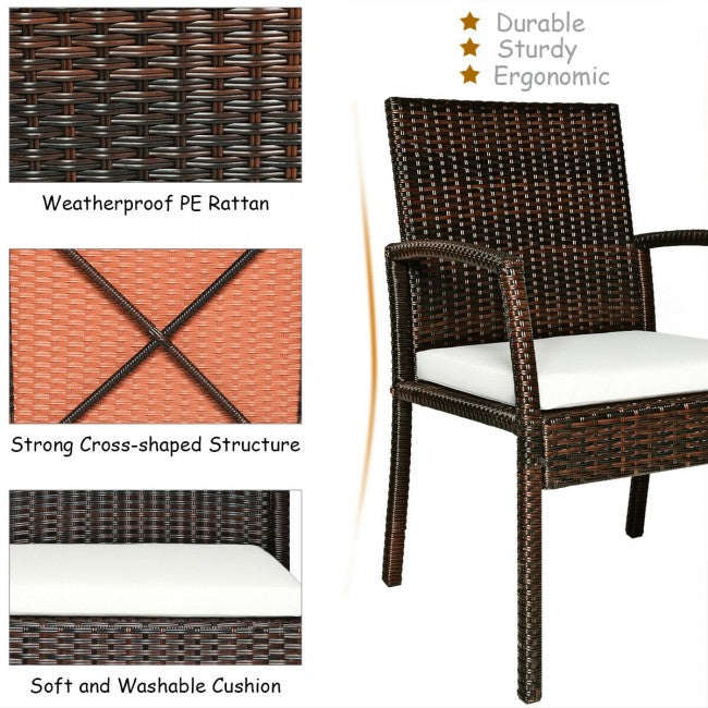 rattan chair set