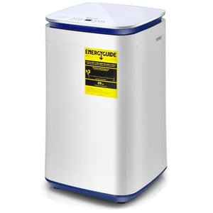 Portable Full Automatic Washing Machine 7.7lbs Compact Washer with 24-Hour Delay Function - Chairliving