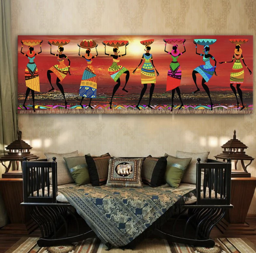 paintings of african women