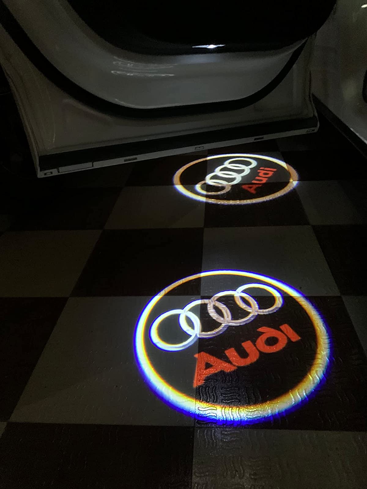 Audi Q5 LOGO 2pcs GHOST LASER PROJECTOR DOOR UNDER PUDDLE LIGHTS FOR AUDI Q5  