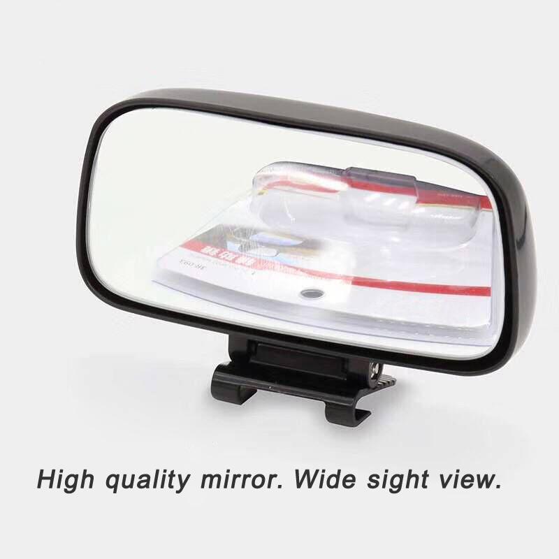 RUNDONG Car Mirror Blind Spot Mirror Wide Angle Round Convex 360 Degre