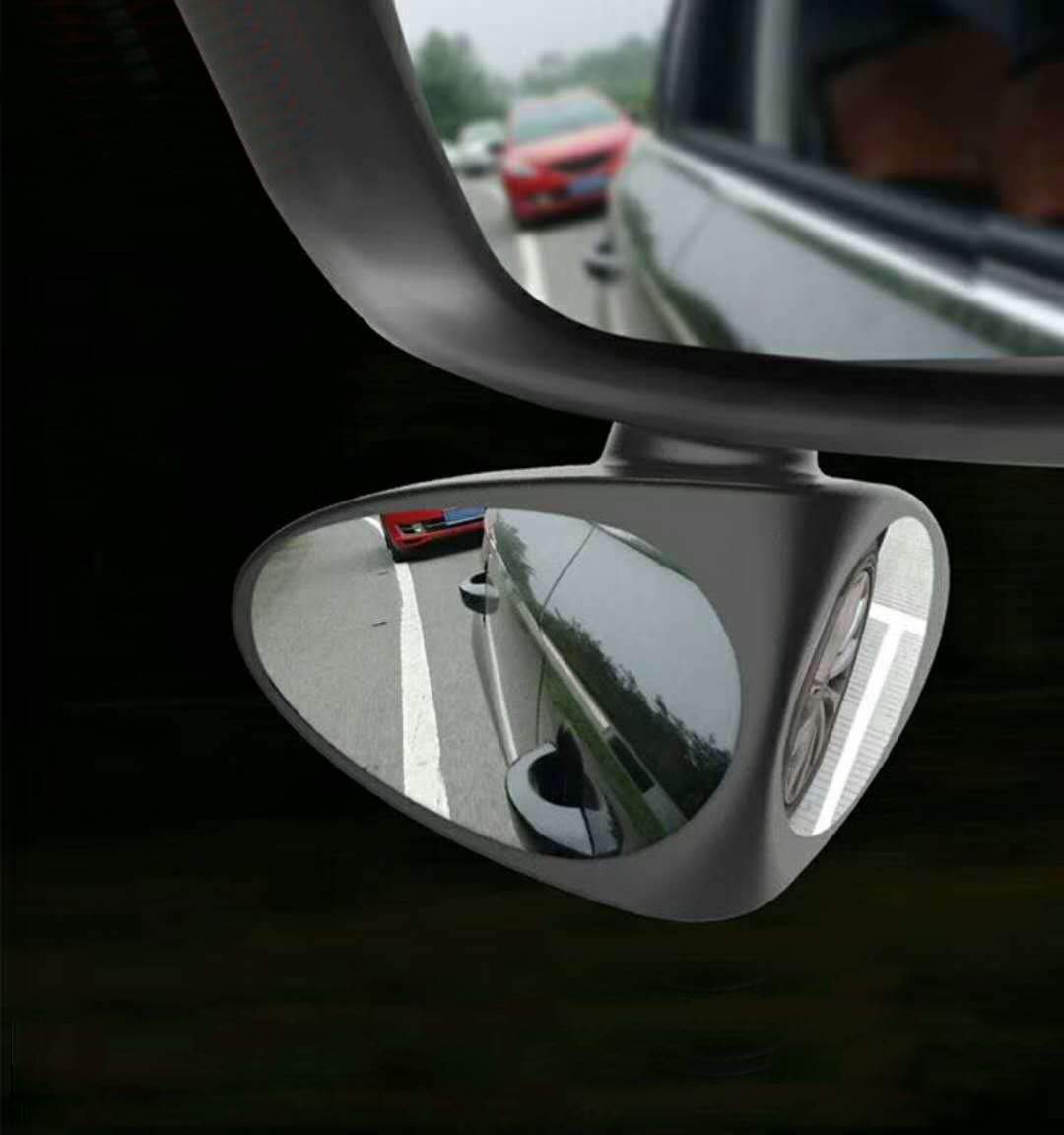 Autoinnovation 360° Convex Side Rear View Blind Spot Mirror for