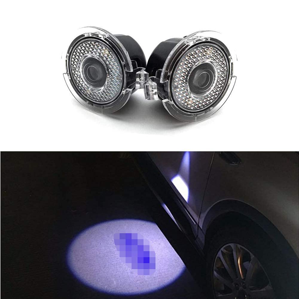Car Body Projector Lights, White HD Angel Wings Ghost Shadow Light Kit, Cool  Car Accessories LED