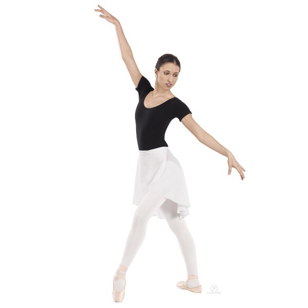 white wrap skirt dance