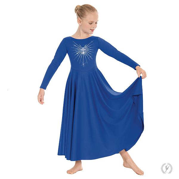 Eurotard 13826C Polyester Asymmetrical Top - Child  Praise dance garments,  Praise dance wear, Dance attire
