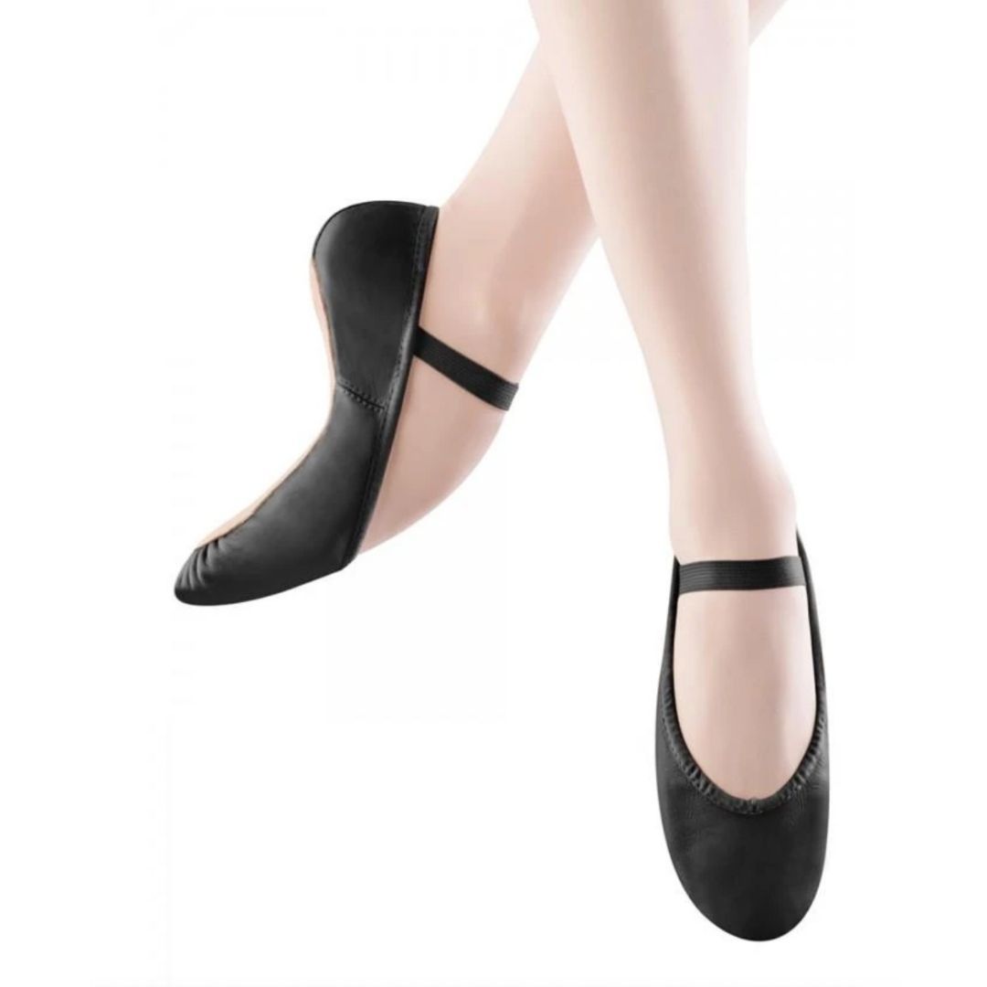 kids black ballet shoes