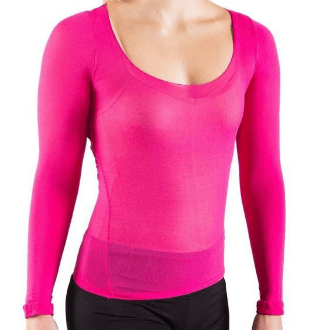 AMB 2321 Long Sleeve Sheer Top - Blowout