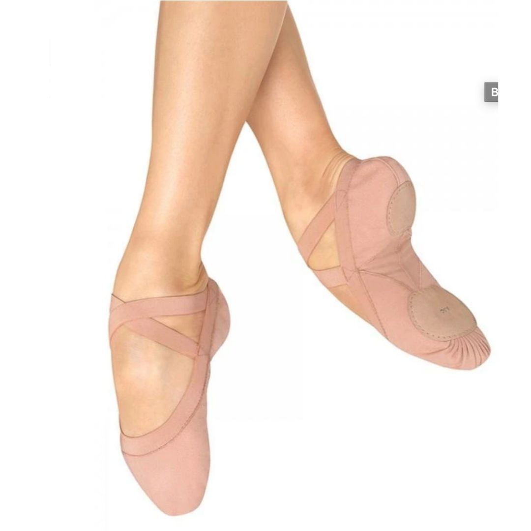 Bloch S0621L "Pro Elastic" Canvas Split-Sole Ballet Shoes - Adult — Corner